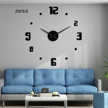 RP-ZH018 RELOJ DE PARED ANÁLOGO ADHESIVO 3D