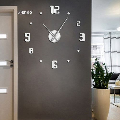 RP-ZH018 RELOJ DE PARED ANÁLOGO ADHESIVO 3D