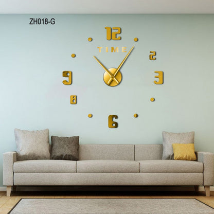 RP-ZH018 RELOJ DE PARED ANÁLOGO ADHESIVO 3D